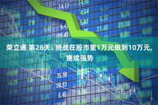 荣立通 第28天: 挑战在股市里1万元做到10万元, 继续强势