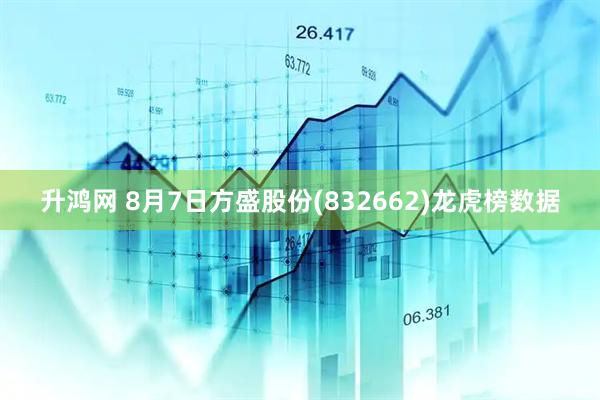 升鸿网 8月7日方盛股份(832662)龙虎榜数据