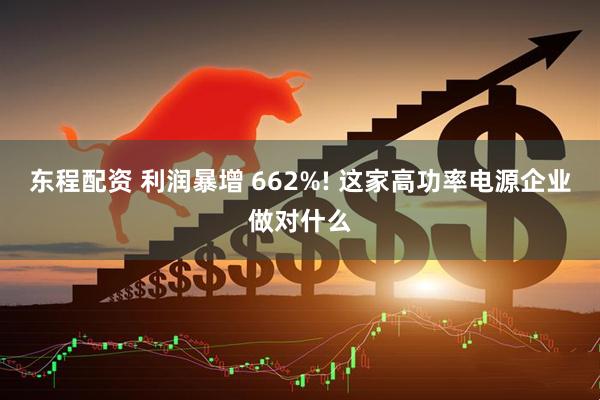 东程配资 利润暴增 662%! 这家高功率电源企业做对什么